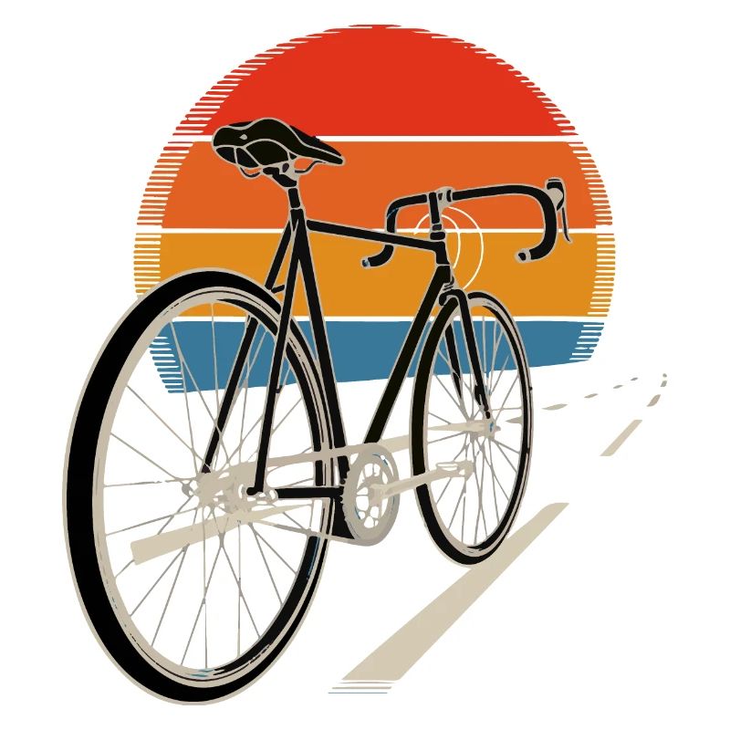 Bicycle Journey at Sunset
