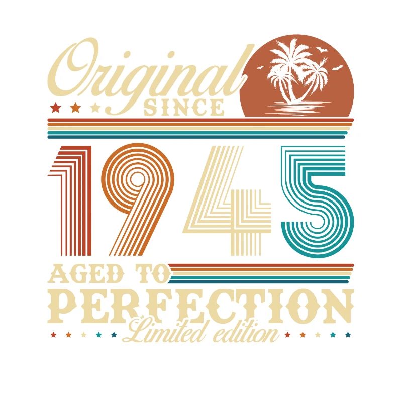 1945 Vintage Retro Geburtstagsgeschenk