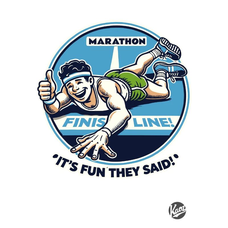 Running a marathon? It's fun, they said