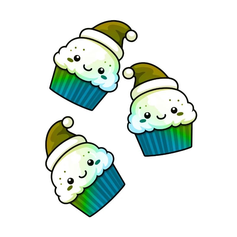 Cupcake Cake Cuisson Noël