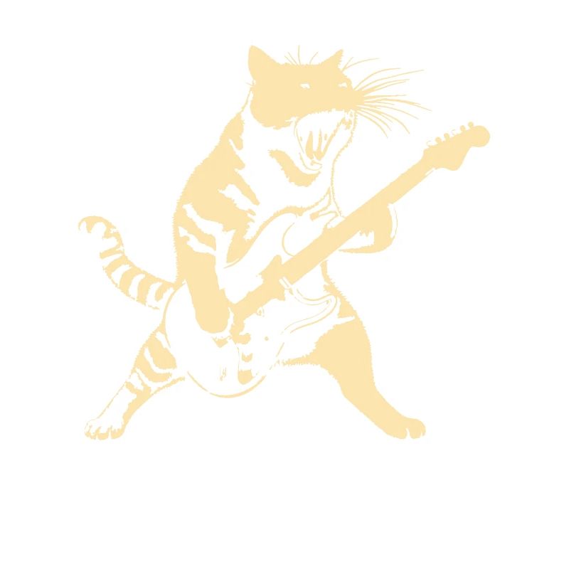 Rockin' Kitty Ein Cooles Design Mit Einer Katze
