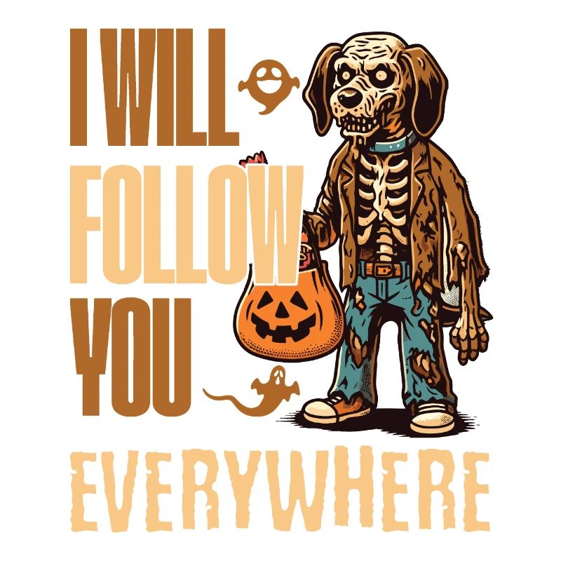 Compagnon de chien effrayant d’Halloween