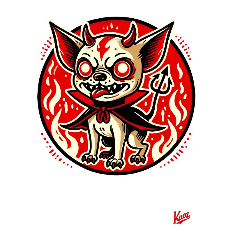Little dog Satan from hell