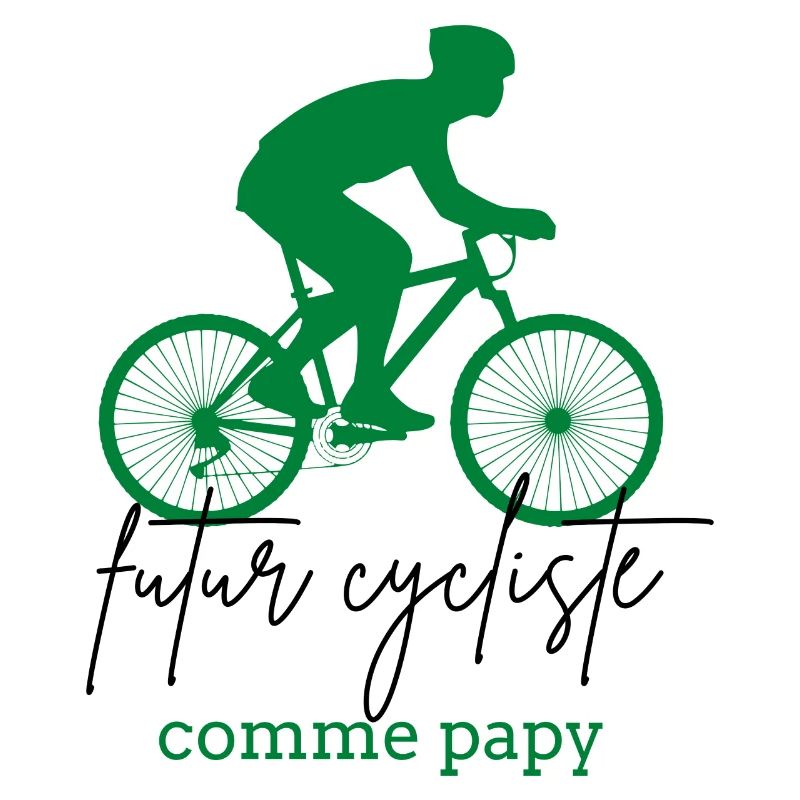 futur cycliste comme papy cadeau garçon velo