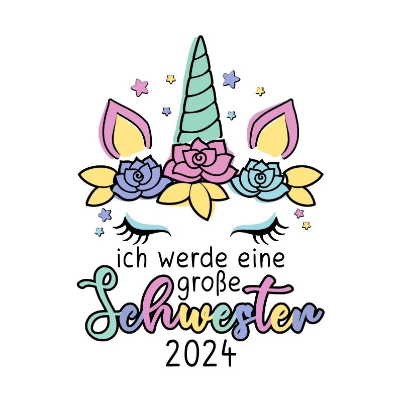 Ich Werde Eine Große Schwester 2024 Einhorn