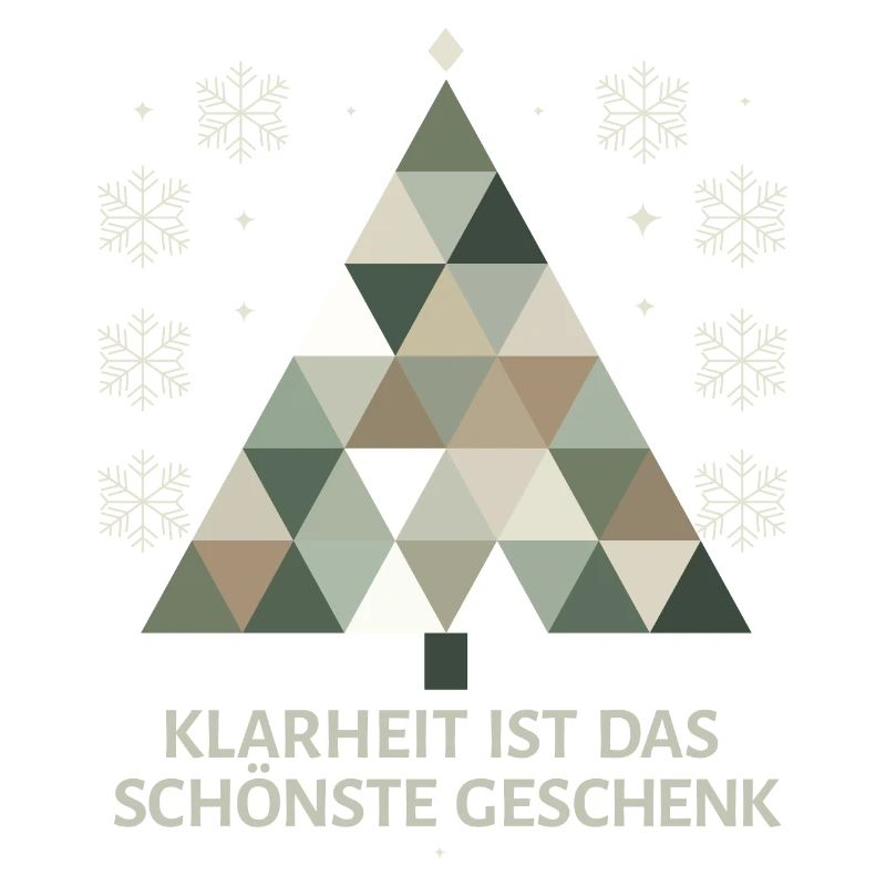Minimalist Christmas tree: Simple elegance