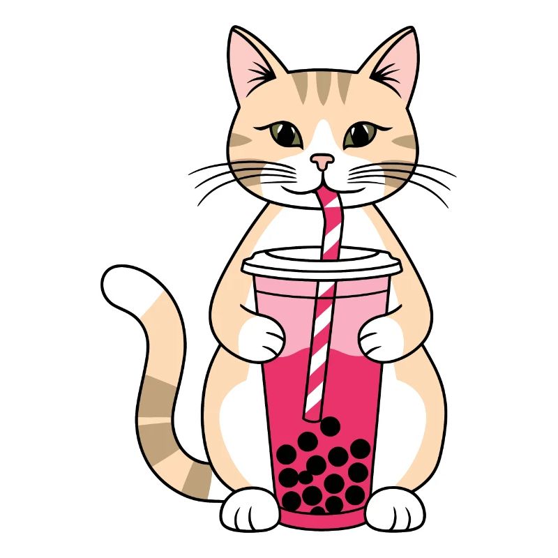 Cat Bubble Tea