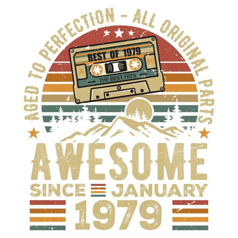 Geburtstag Januar 1979 | Geschenk Januar 1979