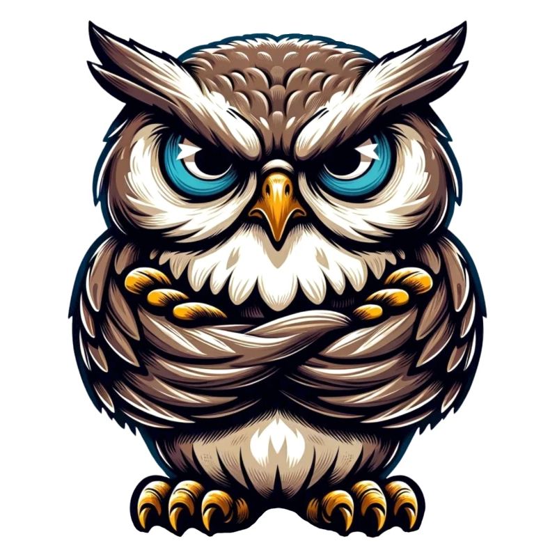 Grumpy Owl