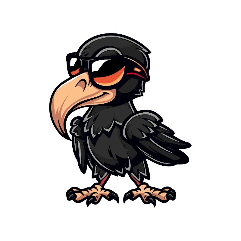 Raven Bird Comic Cool