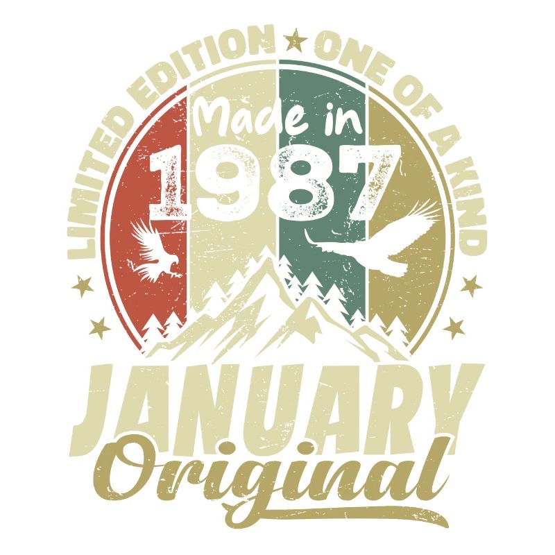 Anniversaire Janvier 1987 - Original Janvier 1987