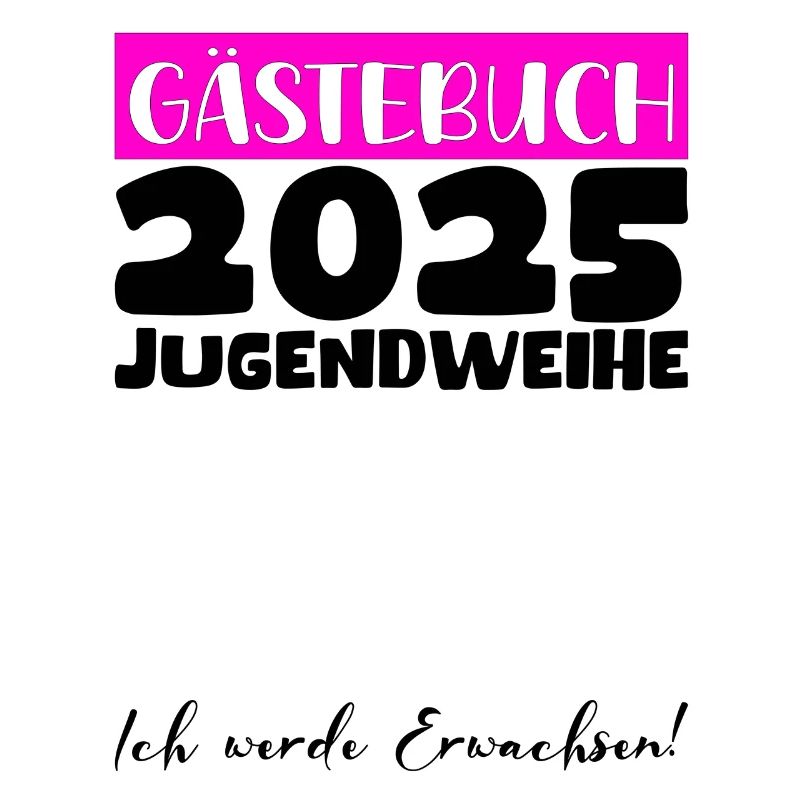 Jugendweihe 2025 Gästebuch Geschenk Mädchen Jungen