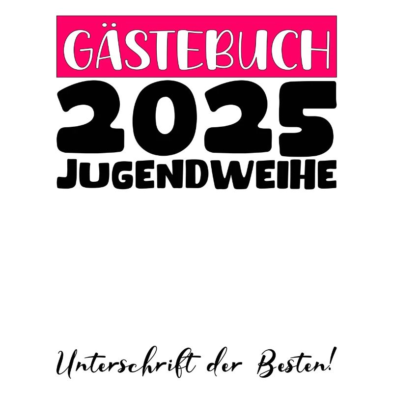 Jugendweihe 2025 Gästebuch Geschenk Mädchen Jungen