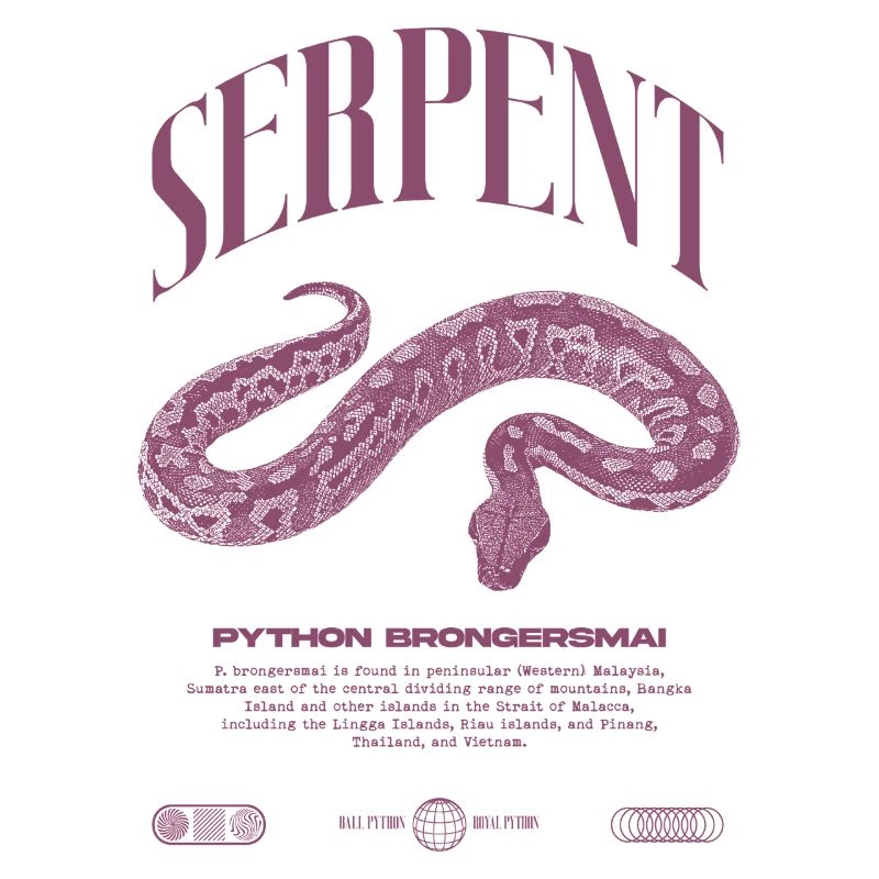 python de sang moderne reptile keeper streetwear