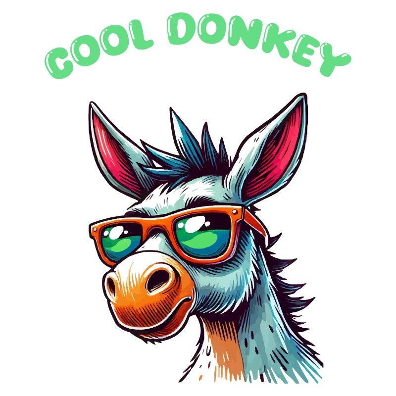 Âne Bande Dessinée Cool