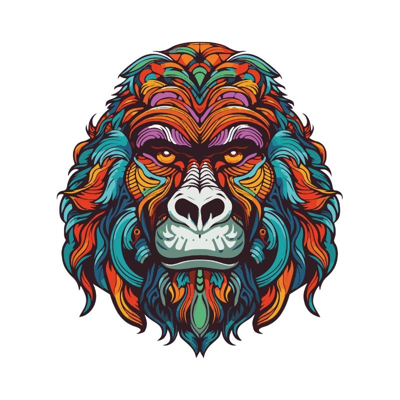 Portrait de gorille