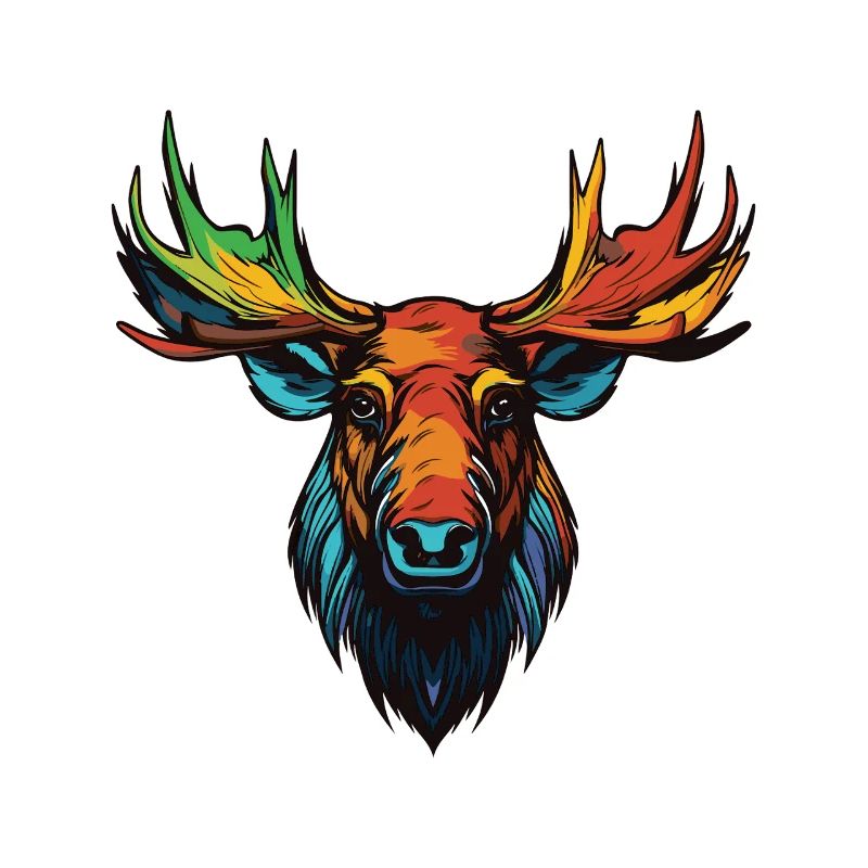 Moose Portrait