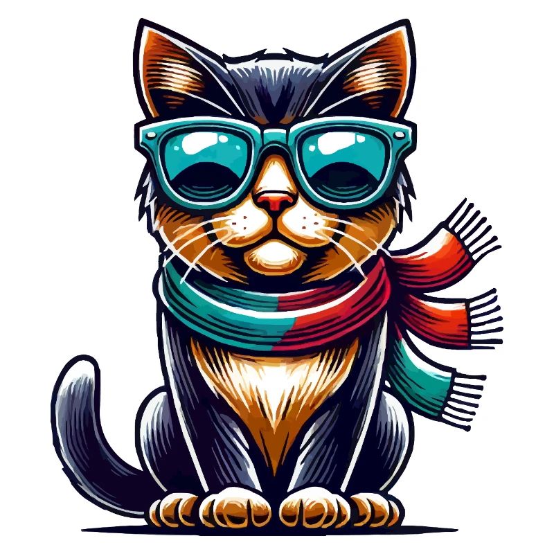 Lunettes de soleil chat BD