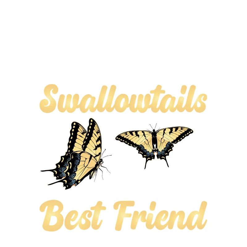 Tiger Swallowtails Sind Eine Mädchen Beste