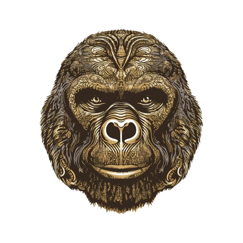 Portrait de gorille