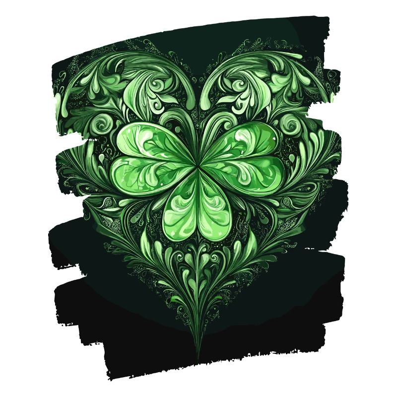 St. Patricks day Kleeblatt Herz