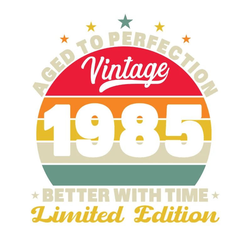 1985 Vintage Retro Geburtstagsgeschenk
