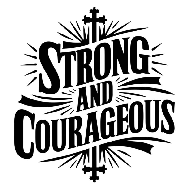 Courageous and strong