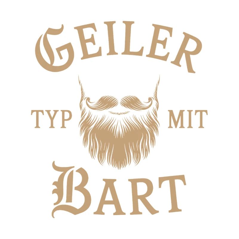 Geiler Typ Mit Bart Bartträger Barbier Vollbart