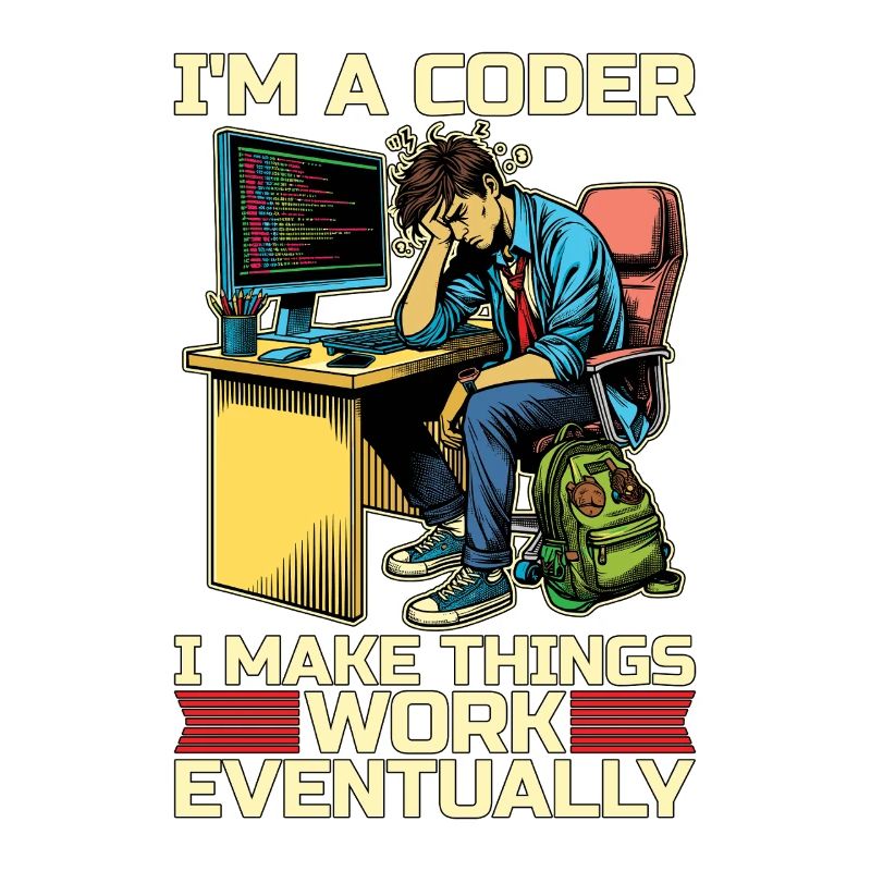 Je suis un codeur Je fais fonctionner les choses Développeur Codeurs