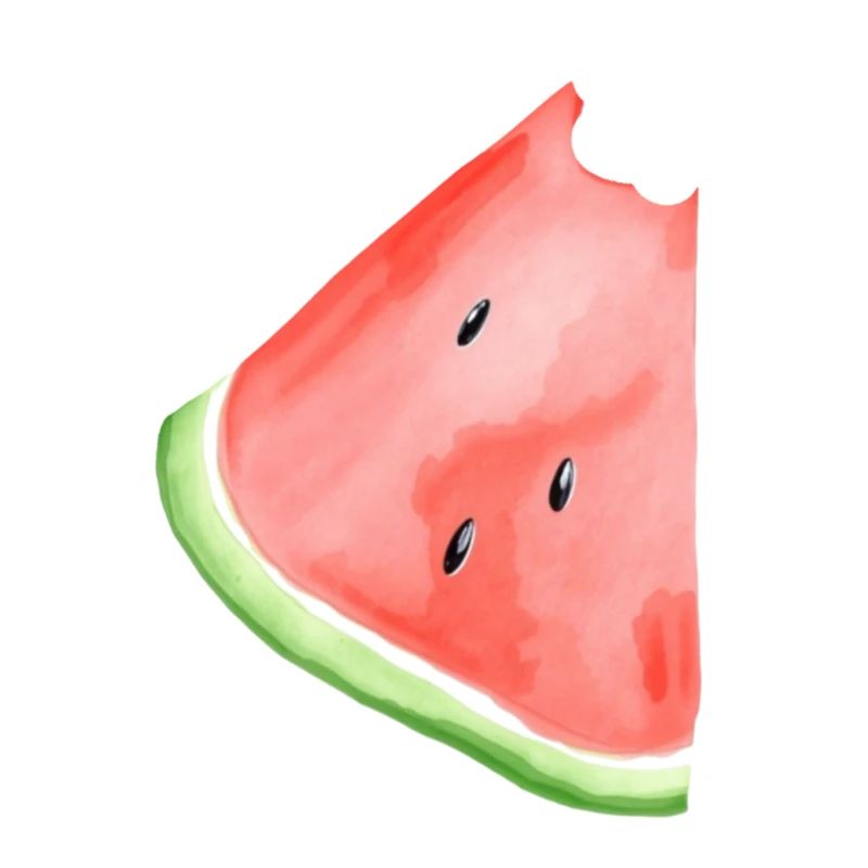 Bemalte Wassermelone
