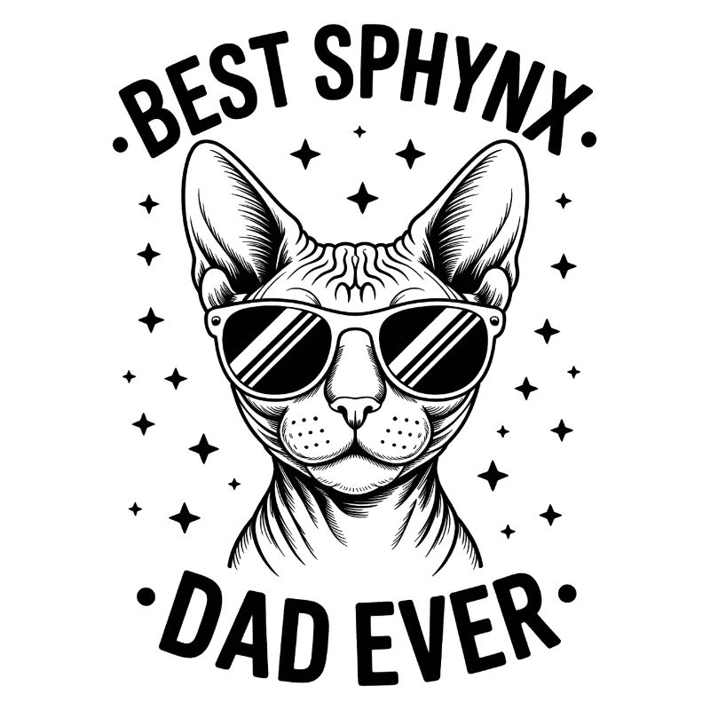 Chat Sphynx Disant Drôle Chat Sphynx Cadeau