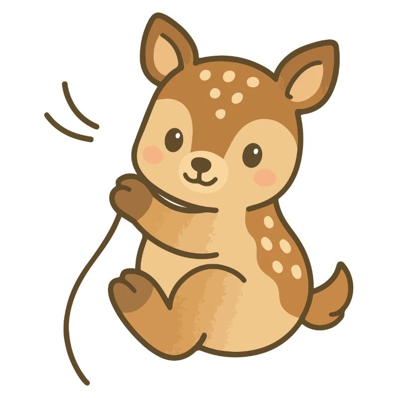 Rêve de faon câlin