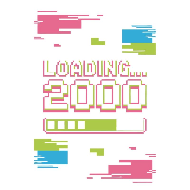 Retro Loading 2000 Pixel
