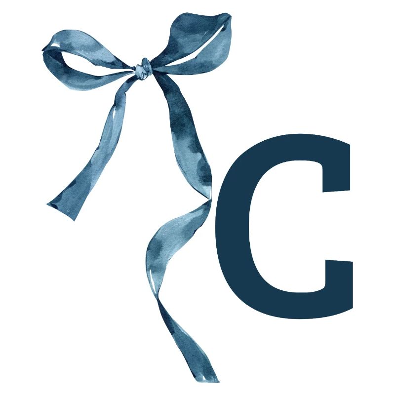 Monogramme c idée cadeau 