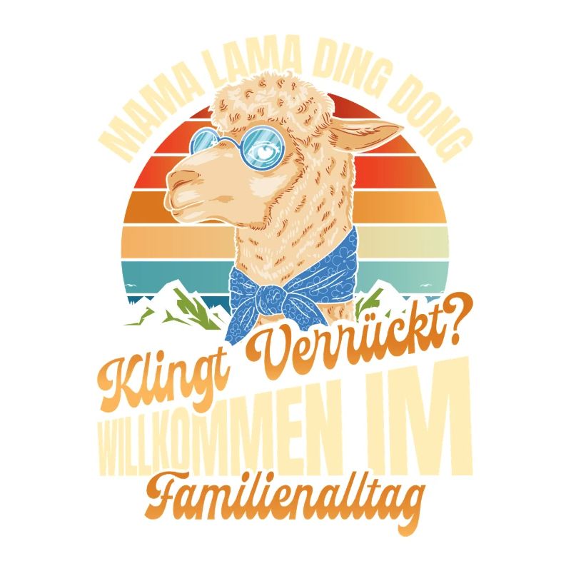 Werdende Mutter MAMA LAMA DING DONG Lustiges