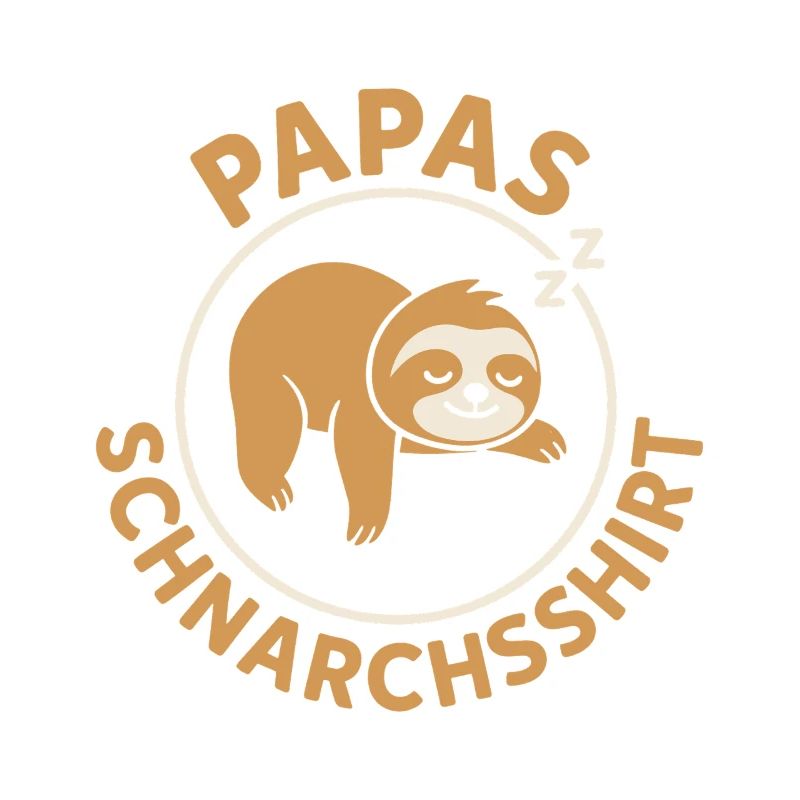 Vaterschaft PAPAS SCHNARCHSSHIRT LUSTIG