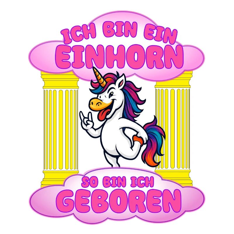 Ich bin Einhorn Geburt