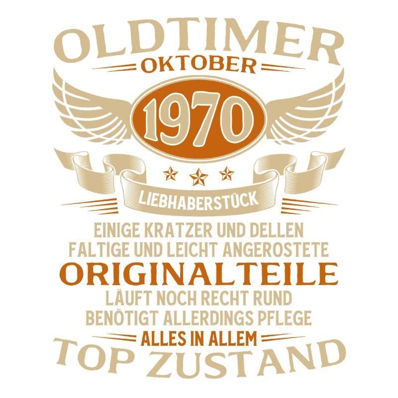 55. Geburtstag Geschenk Oldtimer Oktober 1970