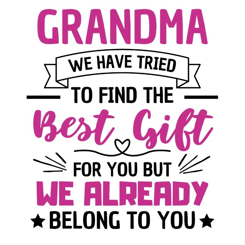 Süße Oma Sagt Großmutter Liebe