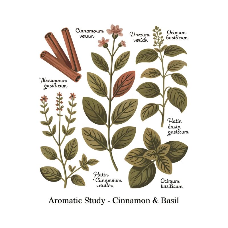 Aromatic Study – Cinnamon & Basil