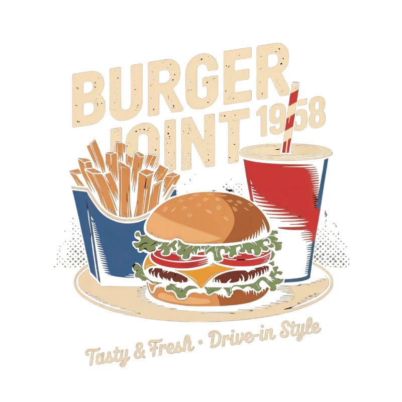 Vintage Diner Werbung