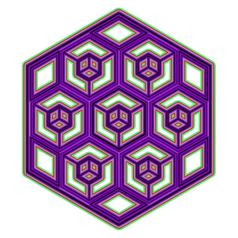Geometry Pattern Kaleidoscope Yoga Meditation Goa