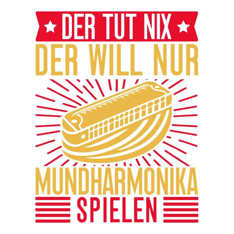 Funny harmonica player who doesn't want anything