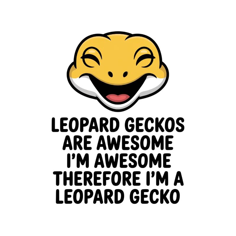 Joyful Leopardgecko Laughs Mascot