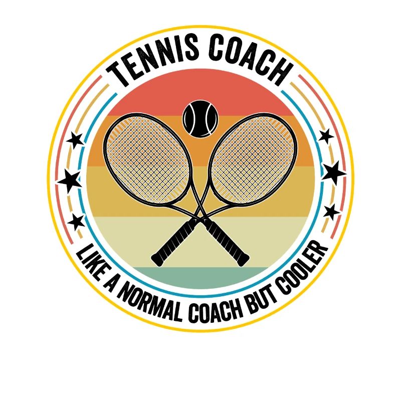Coach de tennis comme un coach normal mais plus cool