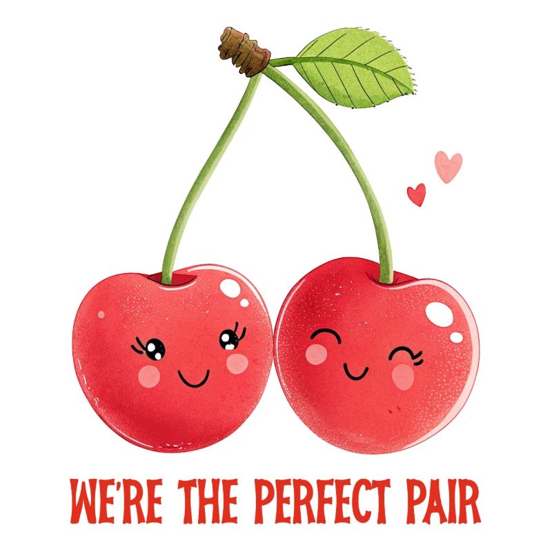 Kirschen-Duo: Ein perfektes Paar Liebe