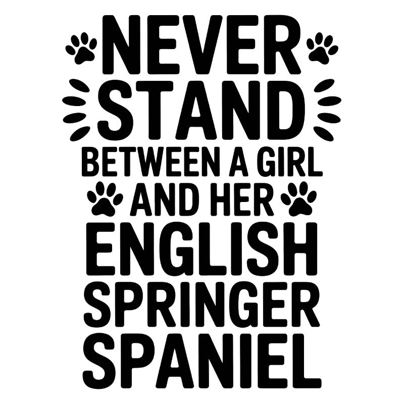 English Springer Spaniel Sprüche Hunde Geschenk