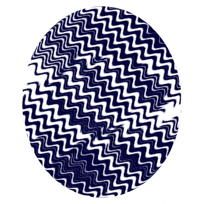 Azurian Zigzag Circle Pattern