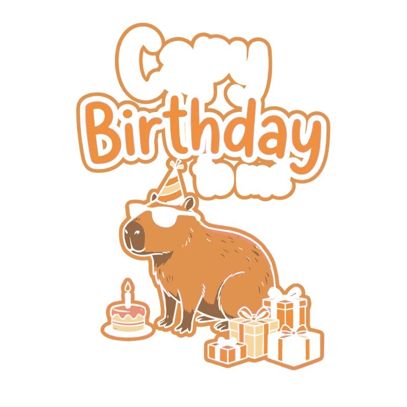 Capy Geburtstag Partymotiv