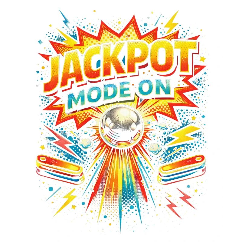 Mode jackpot joueur de flipper de flipper activé